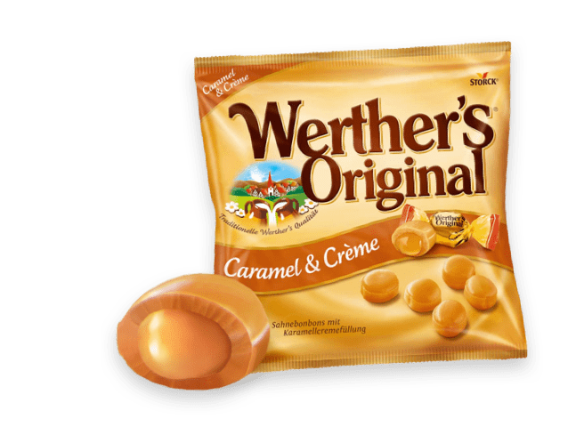 Werther's Original krokant van buiten zacht van binnen