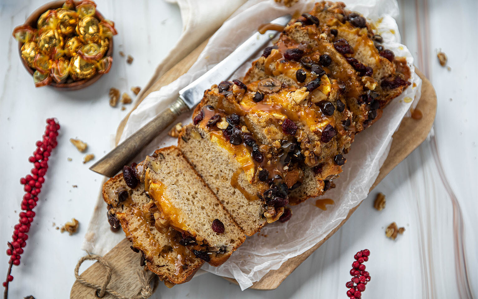 Bananenbrood met Caramel