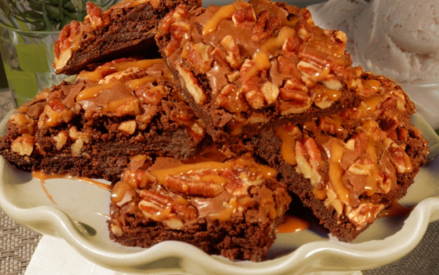 Pecan Caramel Brownies