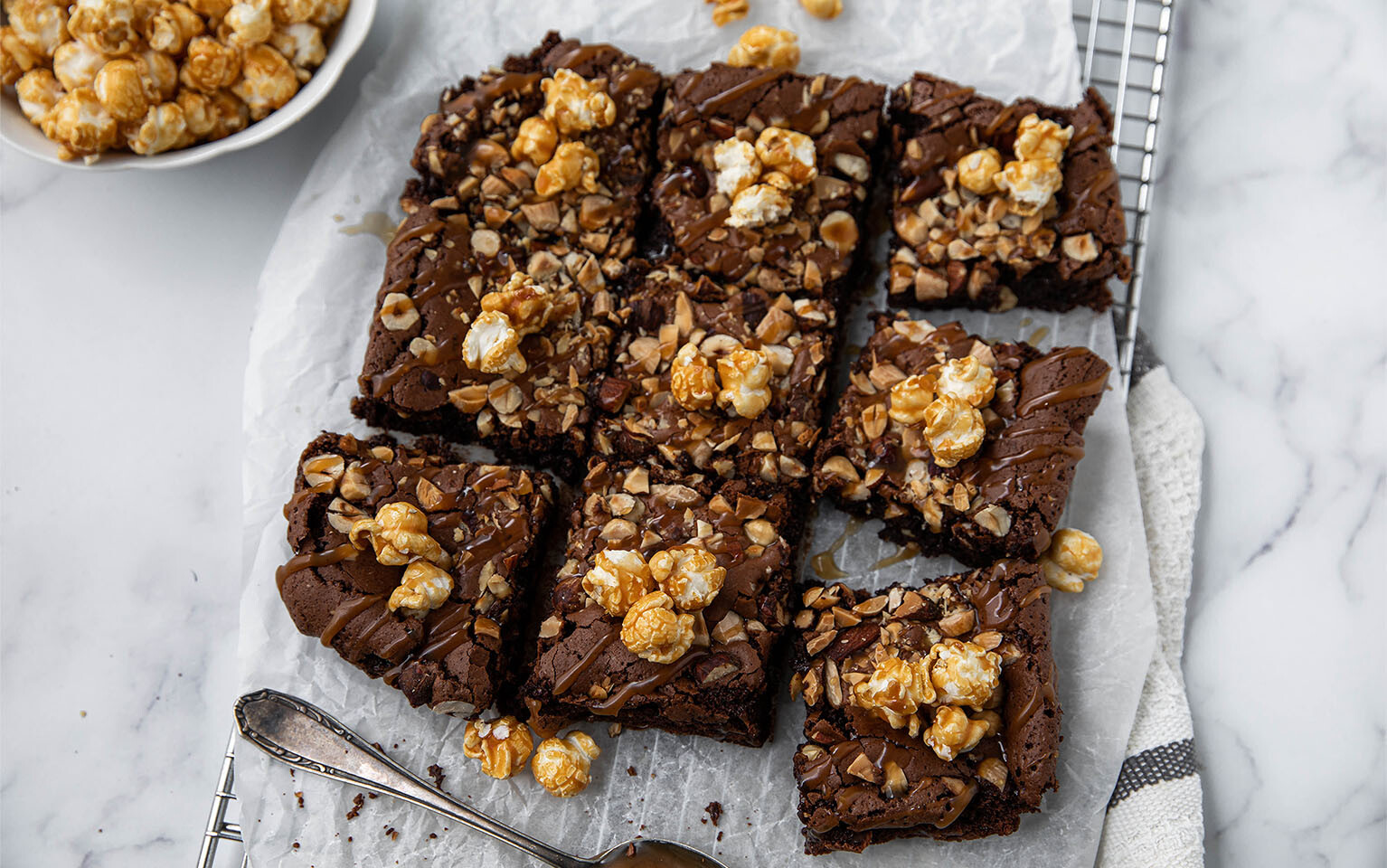 Caramel Turtle Brownies